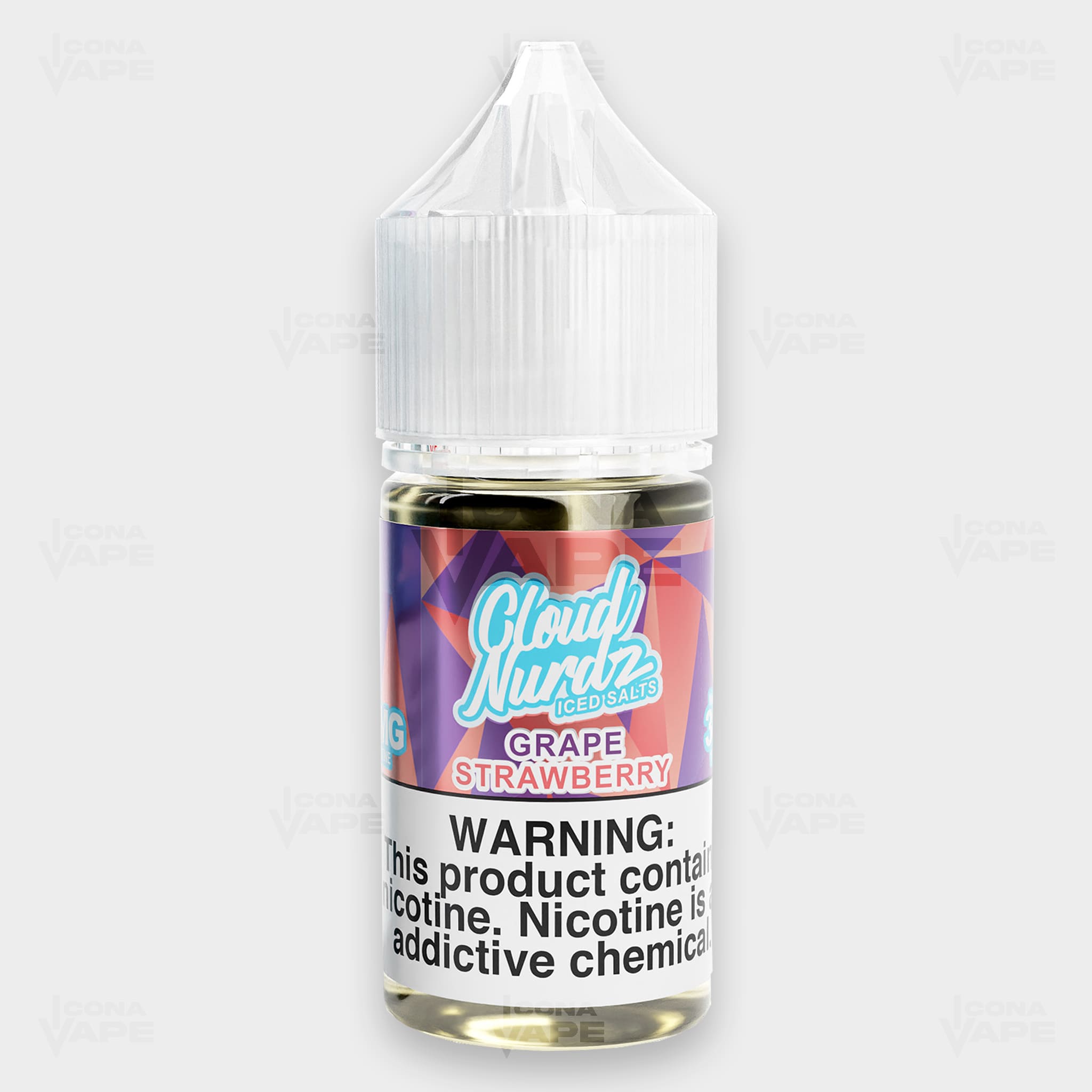 ICED GRAPE STRAWBERRY - CLOUD NURDZ - 30ML