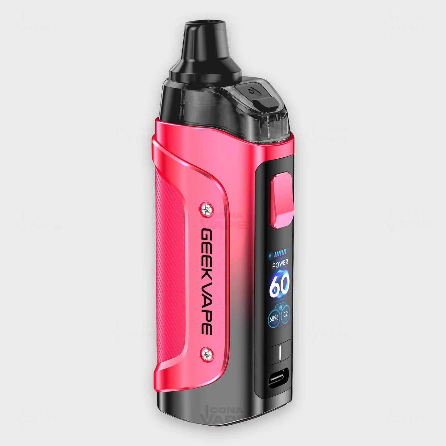 geekvape aegis boost 3 pod mod 60w midnight red smart lock vape pakistan