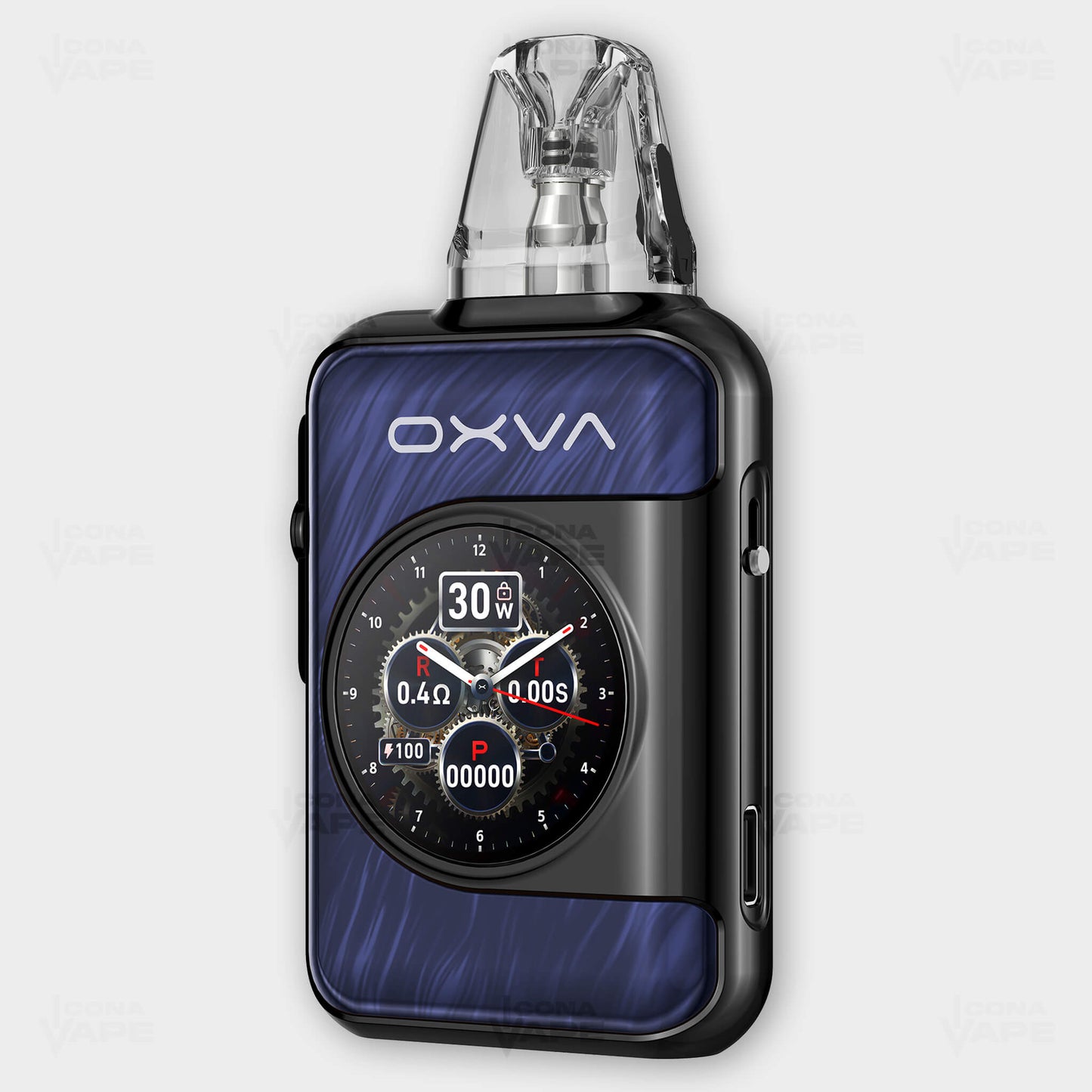 oxva xlim sq pro 2 pod kit blue shadow color touchscreen vape device in pakistan