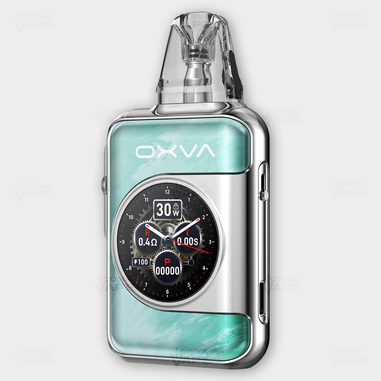 oxva xlim sq pro 2 pod kit celadon marble color with full hd smart touch screen