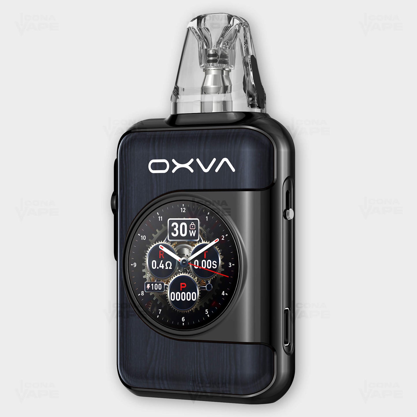 oxva xlim sq pro 2 pod kit gunmetal wood finish touchscreen vape device pakistan