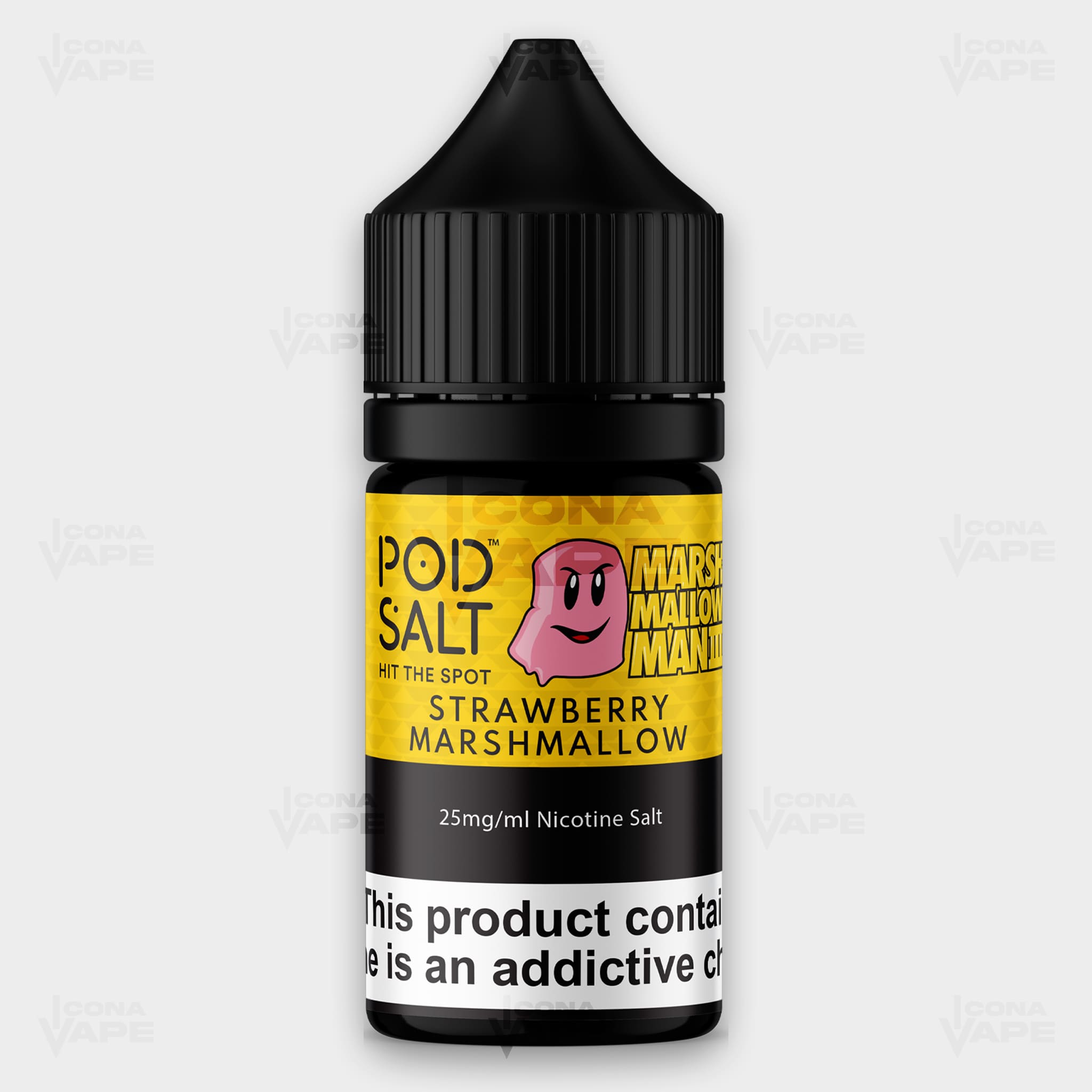 STRAWBERRY MARSHMALLOW - POD SALT FUSIONS - 30ML