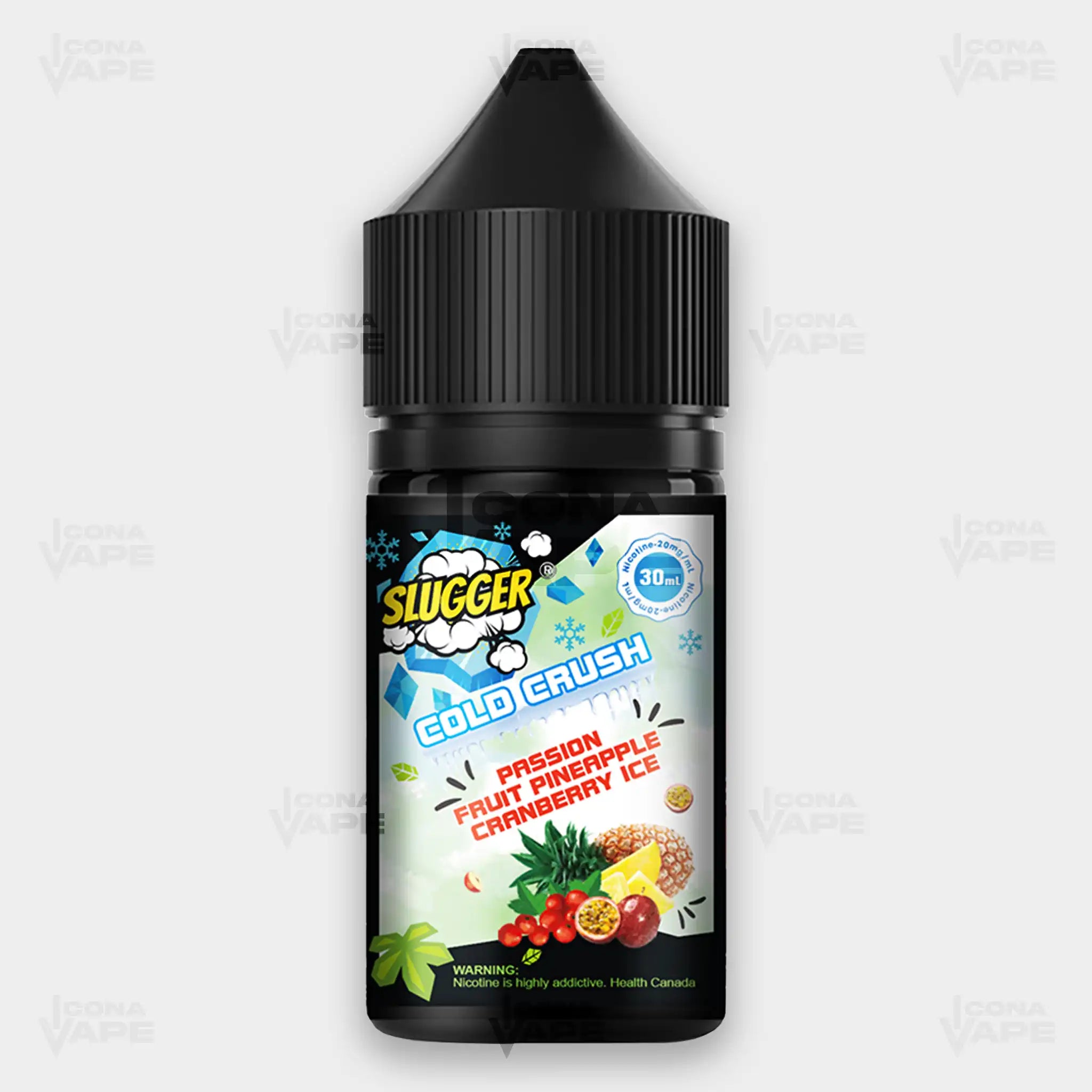 PASSION FRUIT PINEAPPLE CRANBERRY ICE - SLUGGER COLD CRUSH - 30ML