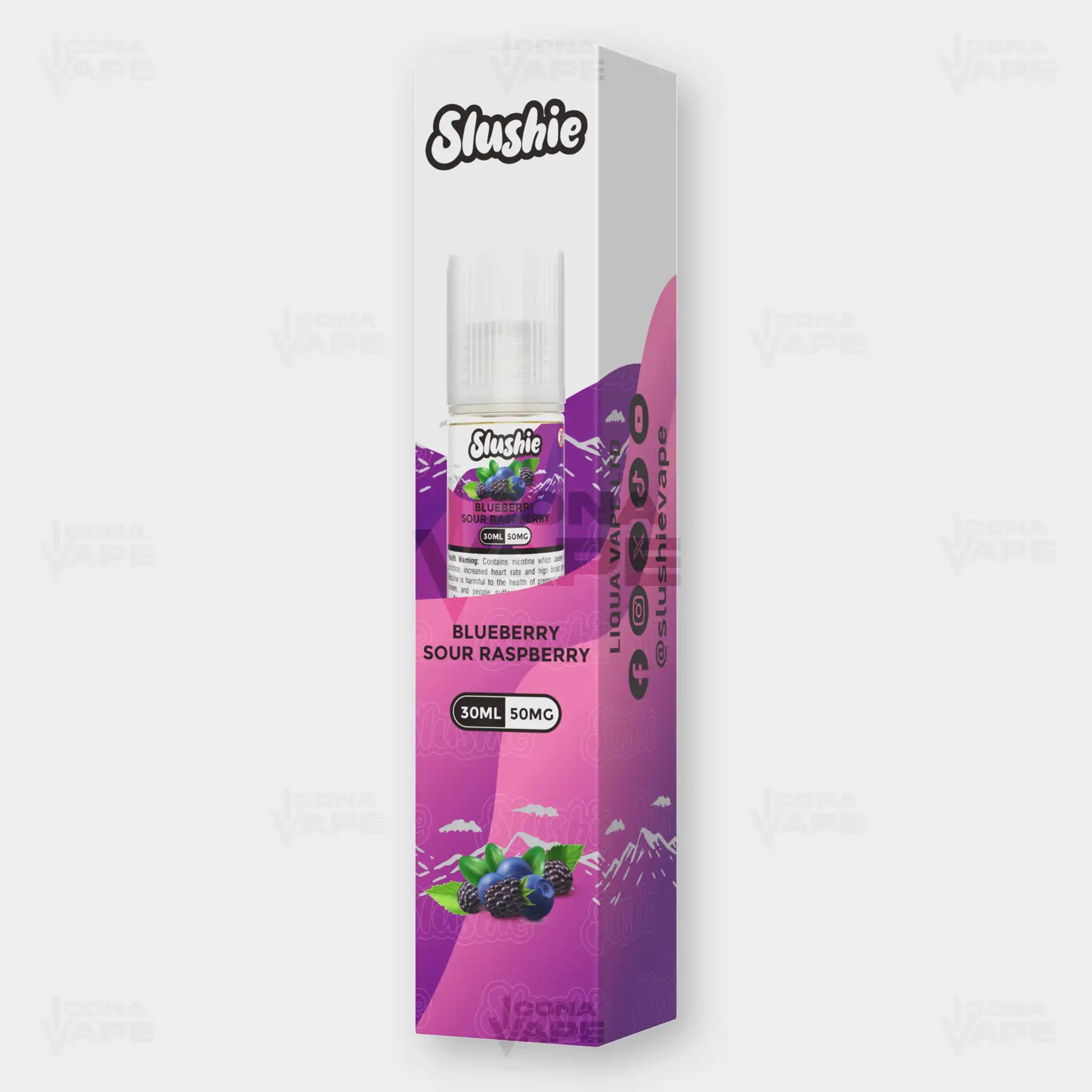Slushie E-Liquid Blueberry Sour Raspberry
