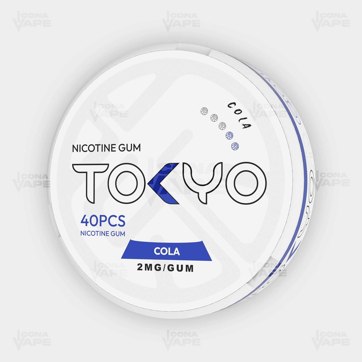 Tokyo Nicotine Gum Cola 2MG 40PCS Nicotine Gum