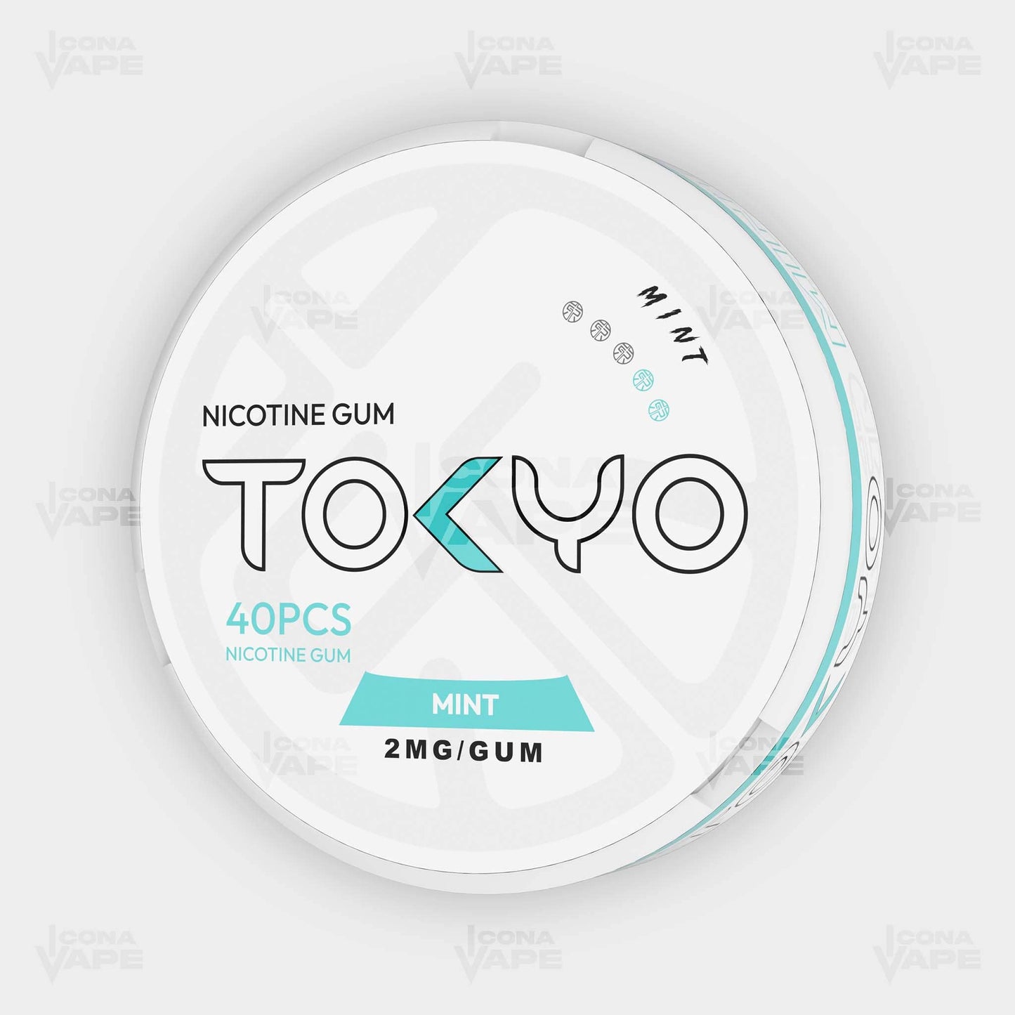 Tokyo Nicotine Gum Mint 2MG 40PCS Nicotine Gum