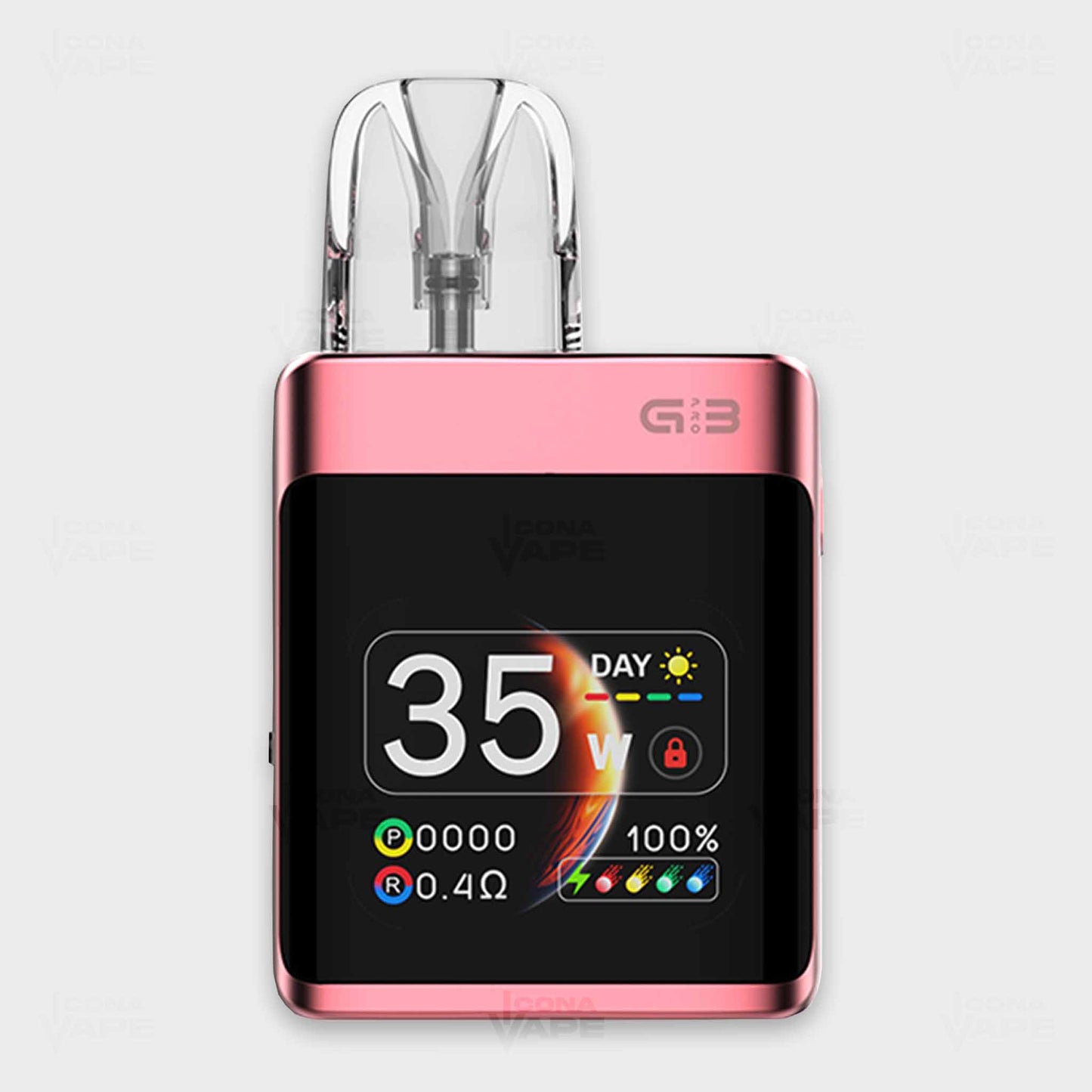 Uwell Caliburn G3 Pro KOKO Pod Kit in Rose Pink – Elegant Full-Screen Pod Vape at ICONA VAPE Pakistan