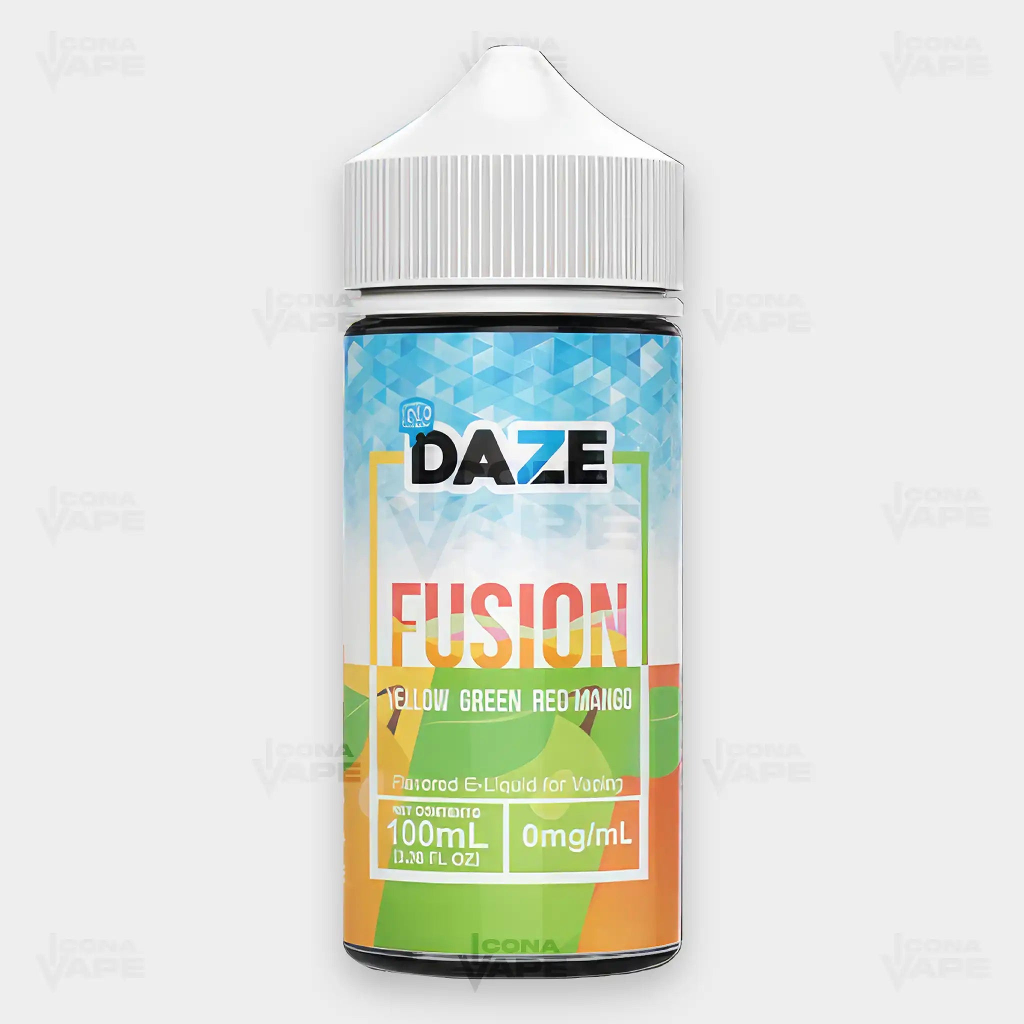 ICED YELLOW GREEN RED MANGO - 7 DAZE FUSION - 100ML