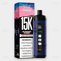Al Fakher Crown Bar 15K Ice Adjust Blueberry Cherry in Pakistan - Disposable Vape - ICONA VAPE