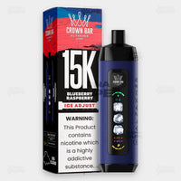 Al Fakher Crown Bar 15K Ice Adjust Blueberry Raspberry in Pakistan - Disposable Vape - ICONA VAPE
