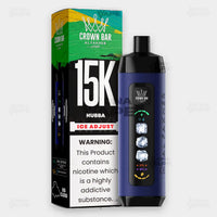 Al Fakher Crown Bar 15K Ice Adjust Hubba in Pakistan - Disposable Vape - ICONA VAPE
