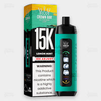 Al Fakher Crown Bar 15K Ice Adjust Lemon Mint in Pakistan - Disposable Vape - ICONA VAPE