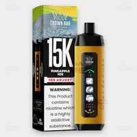 Al Fakher Crown Bar 15K Ice Adjust Pineapple Ice in Pakistan - Disposable Vape - ICONA VAPE