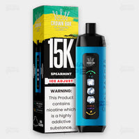 Al Fakher Crown Bar 15K Ice Adjust Spearmint in Pakistan - Disposable Vape - ICONA VAPE