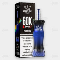 Al Fakher Crown Bar E-Hose X Blueberry Gum - 60,000 Puffs Disposable Vape - Buy in Pakistan - ICONA VAPE