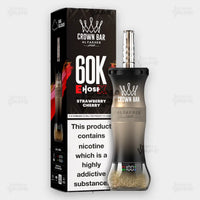 Al Fakher Crown Bar E-Hose X Strawberry Cherry - 60,000 Puffs Disposable Vape - Buy in Pakistan - ICONA VAPE