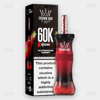 Al Fakher Crown Bar E-Hose X Watermelon Cherry - 60,000 Puffs Disposable Vape - Buy in Pakistan - ICONA VAPE