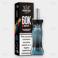 Al Fakher Crown Bar E-Hose X Watermelon Pineapple - 60,000 Puffs Disposable Vape - Buy in Pakistan - ICONA VAPE