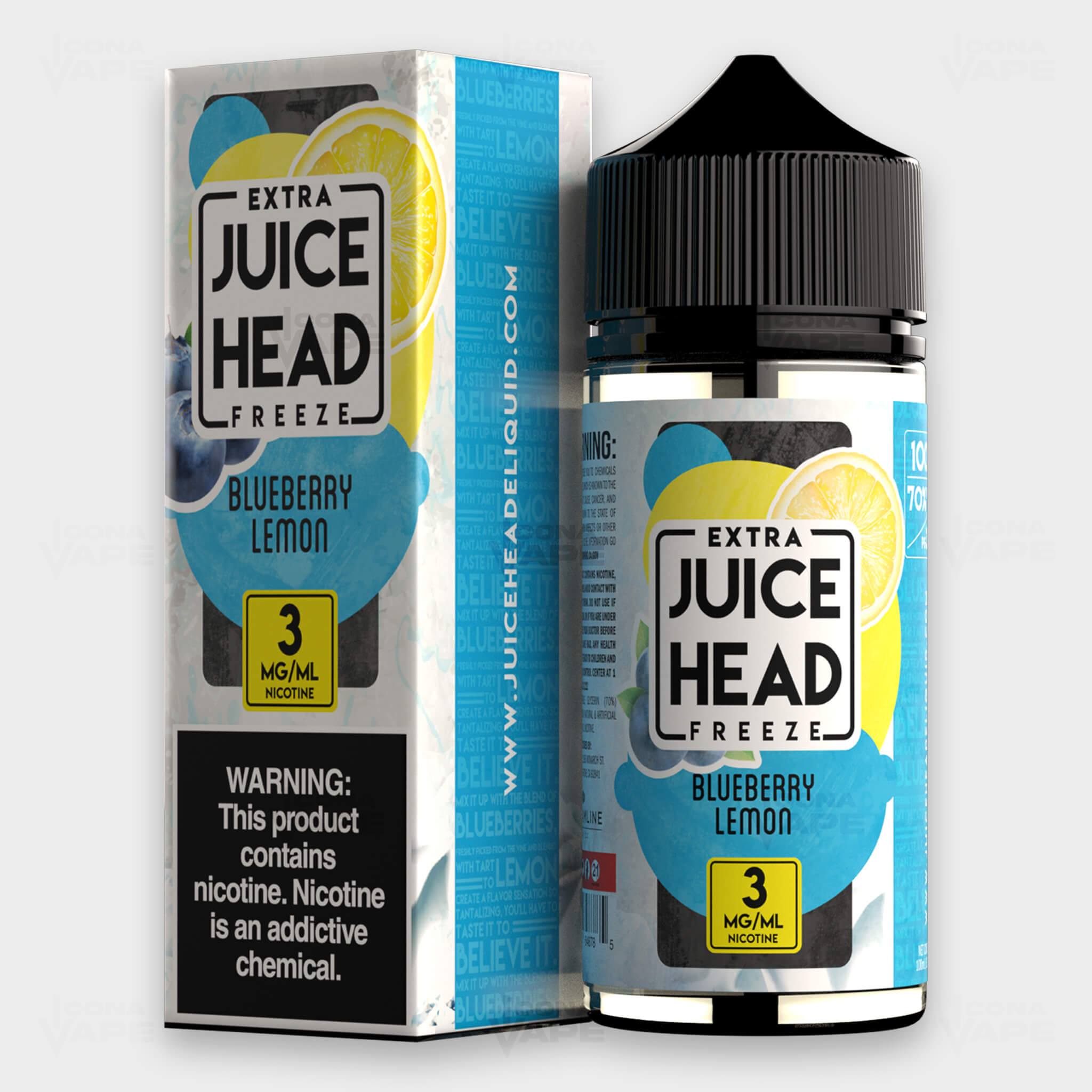 BLUEBERRY LEMON - JUICE HEAD EXTRA FREEZE - 100ML