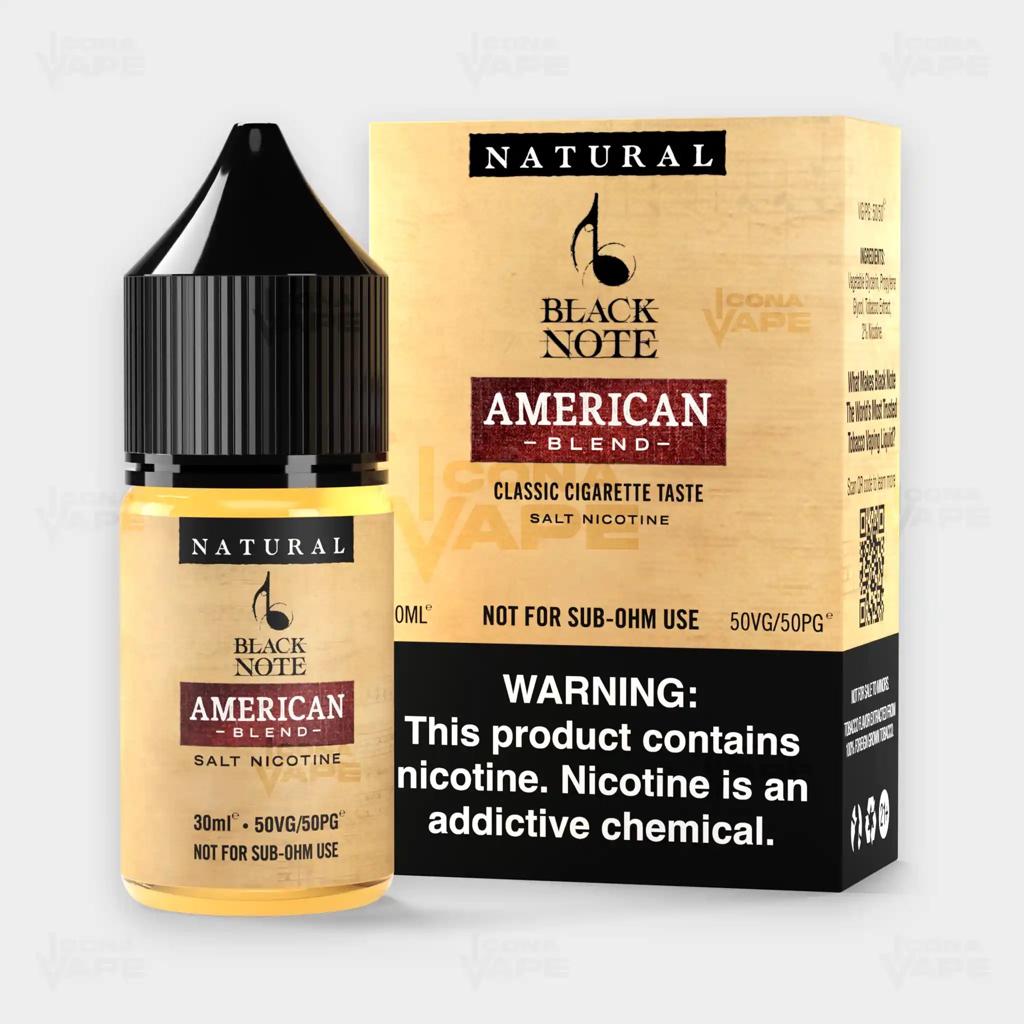 AMERICAN BLEND - BLACK NOTE - 30ML
