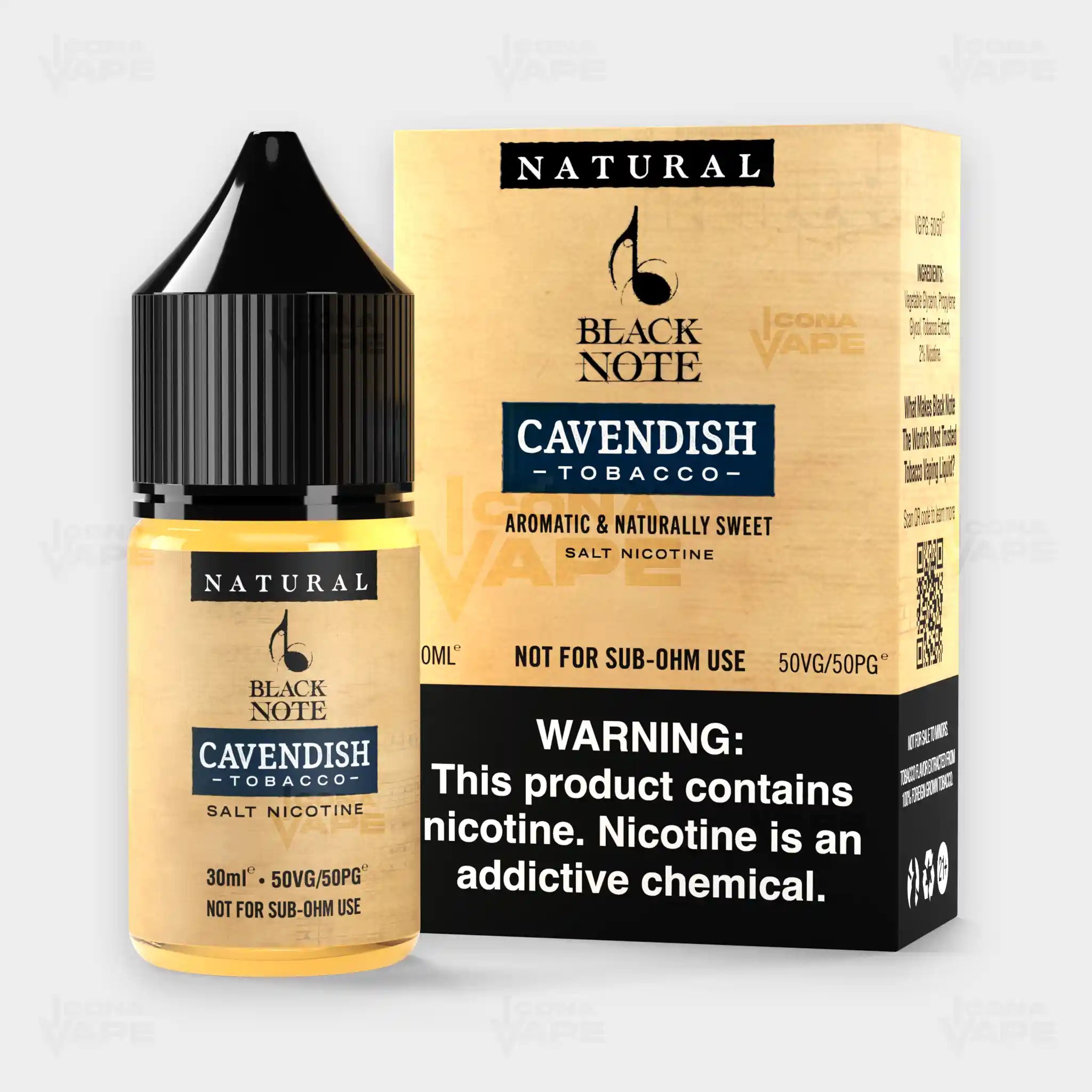 CAVENDISH - BLACK NOTE - 30ML