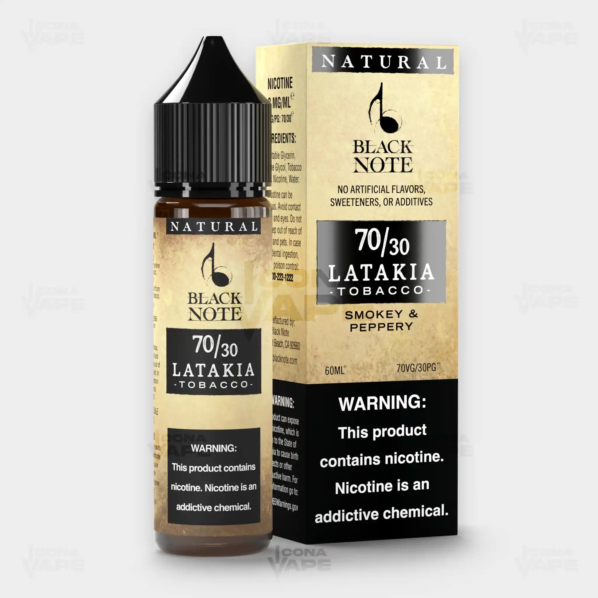 LATAKIA - BLACK NOTE - 60ML