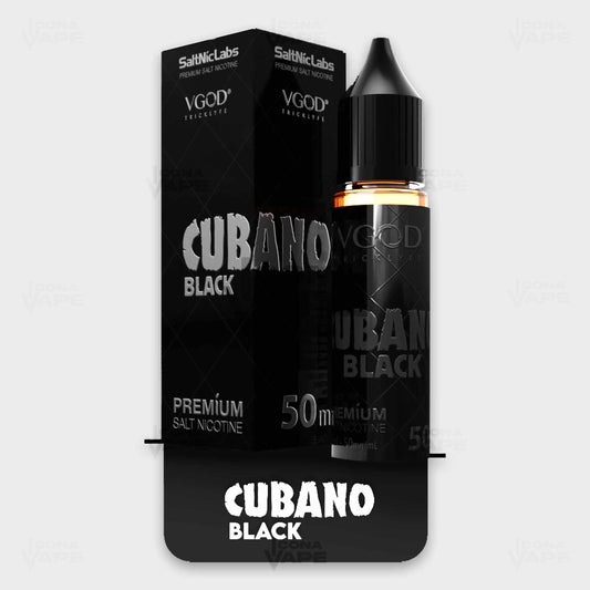 VGOD Cubano Black Salt Nic 30ml E-Liquid Flavor