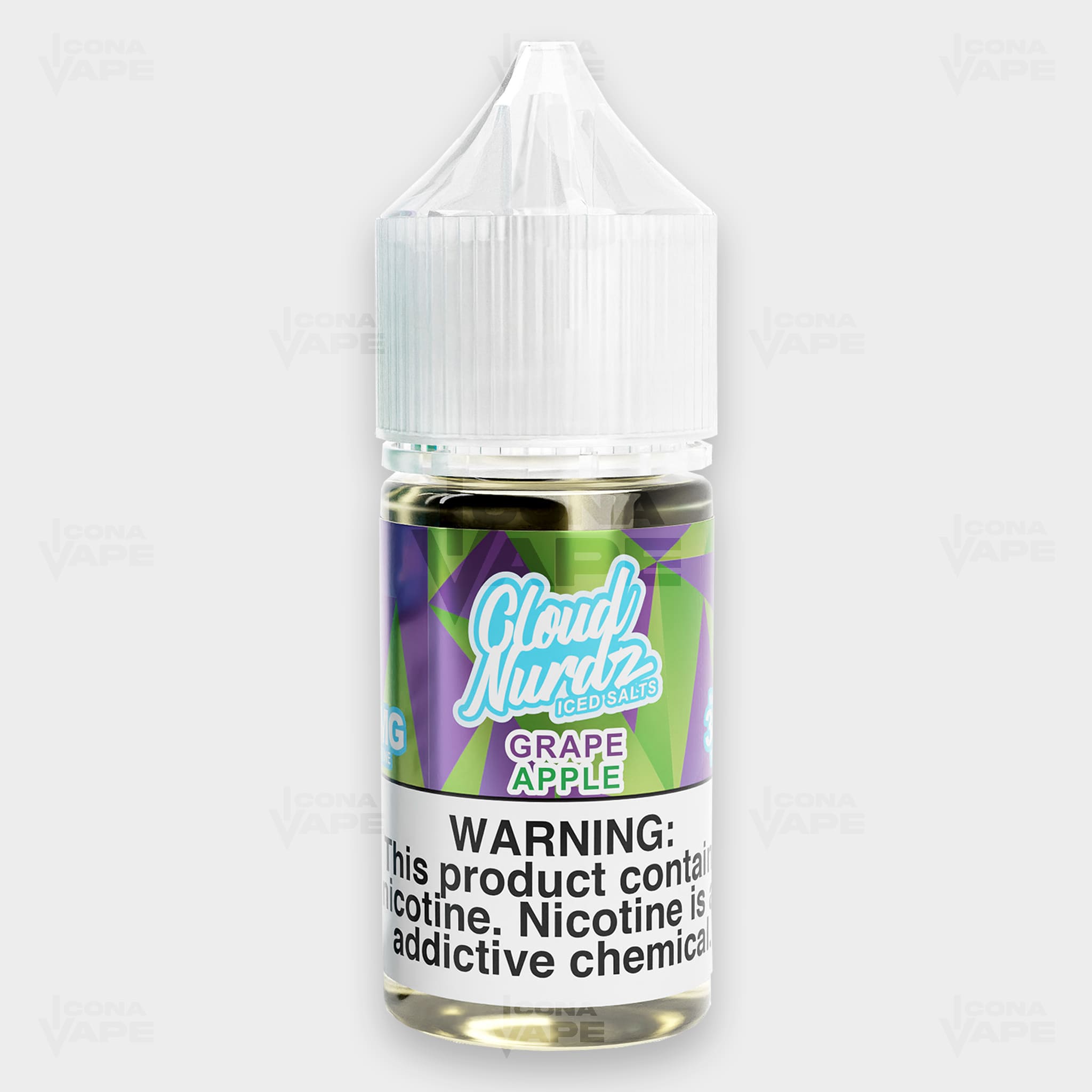 ICED GRAPE APPLE - CLOUD NURDZ - 30ML