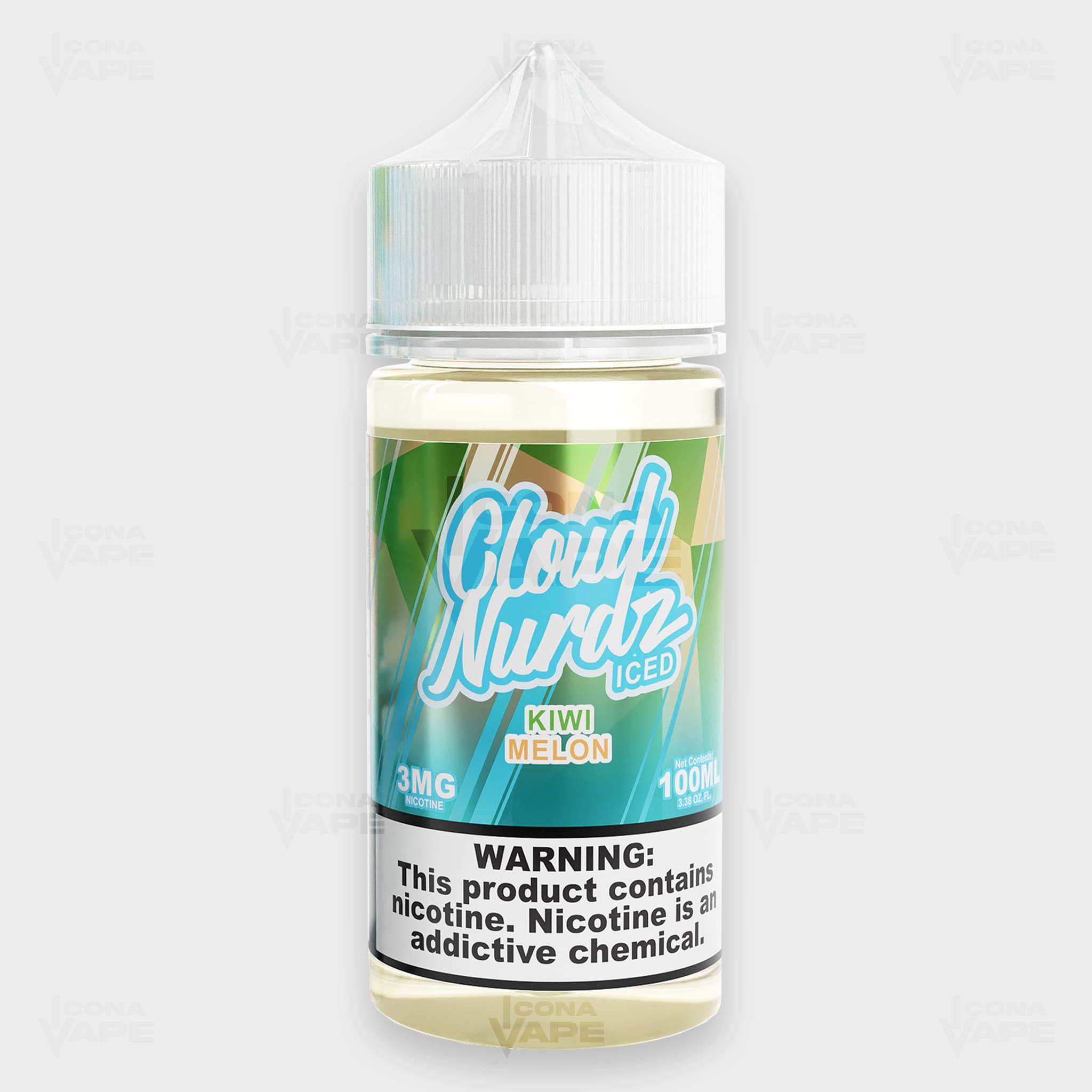 ICED KIWI MELON - CLOUD NURDZ - 100ML