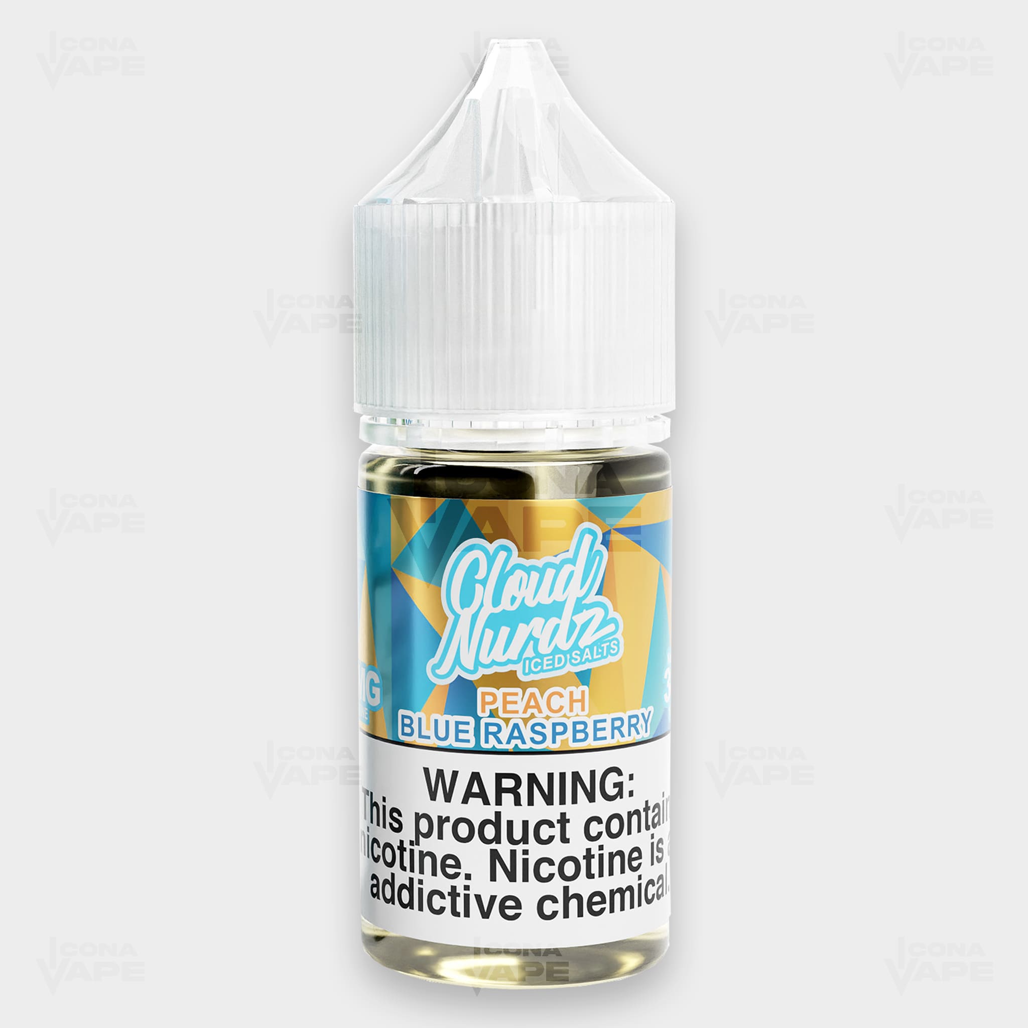 ICED PEACH BLUE RASPBERRY - CLOUD NURDZ - 30ML