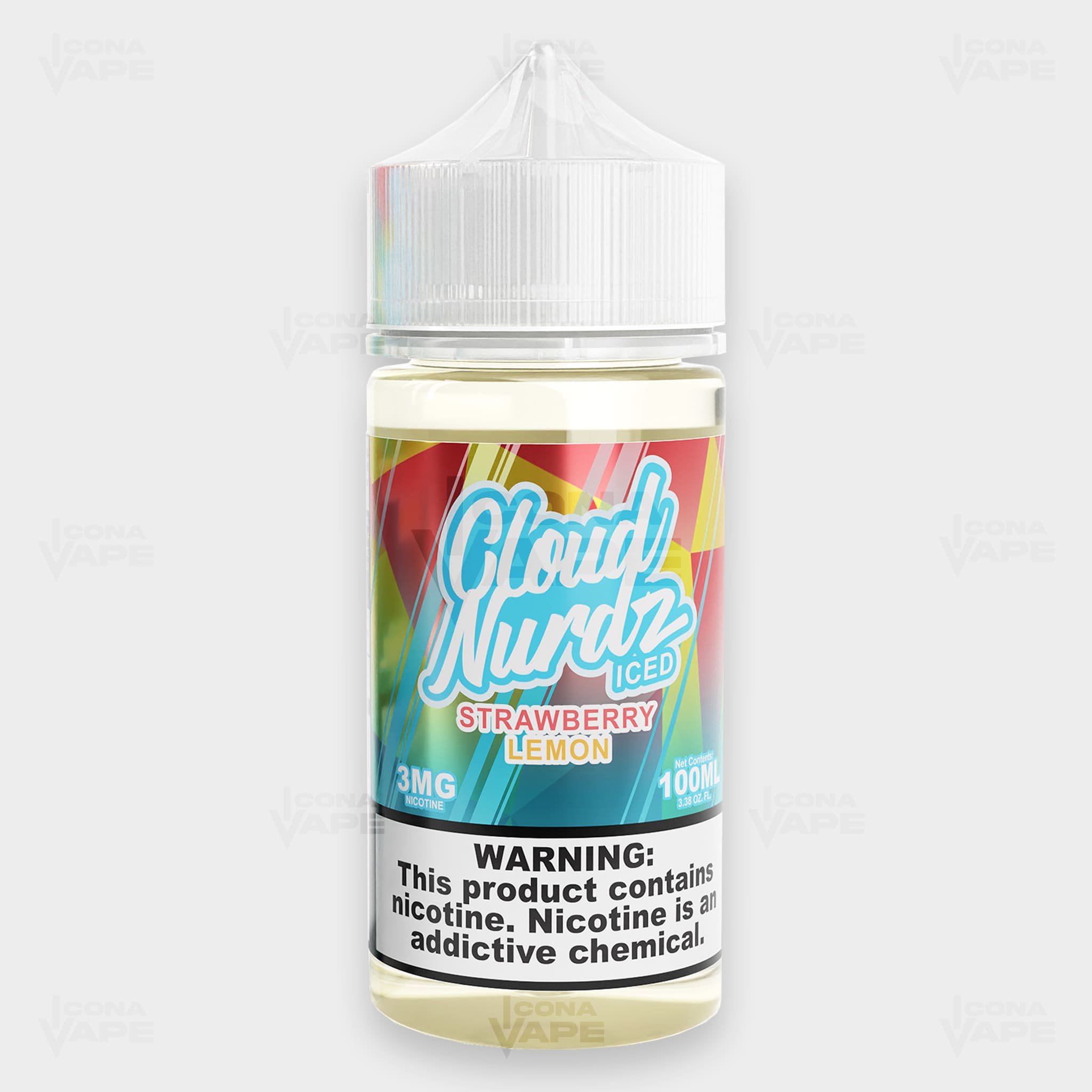 ICED STRAWBERRY LEMON - CLOUD NURDZ - 100ML