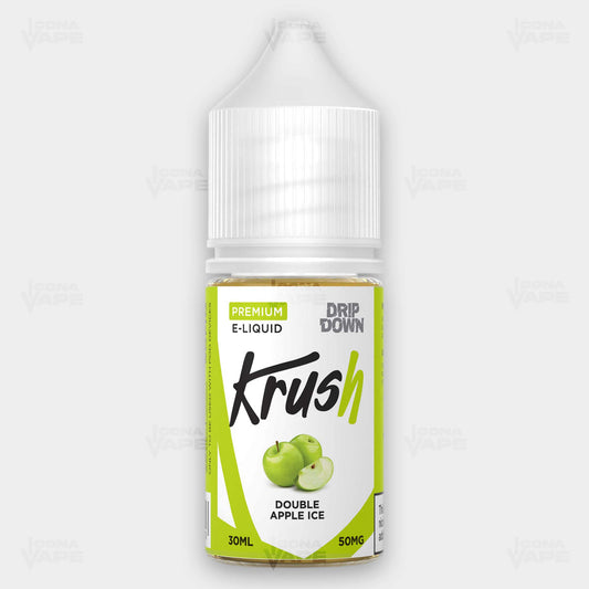 Drip Down Krush Double Apple Ice 30ml Bottle – Apple Ice E-Liquid Salt Nic in Pakistan