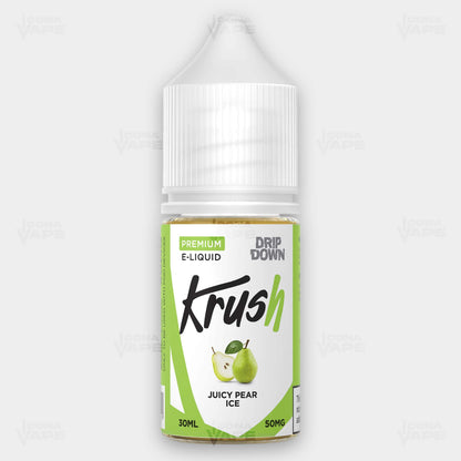 Drip Down Krush Juicy Pear Ice 30ml Bottle – Fruity Pear Ice Vape Juice in Pakistan