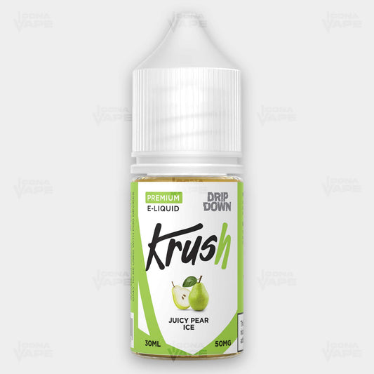 Drip Down Krush Juicy Pear Ice 30ml Bottle – Fruity Pear Ice Vape Juice in Pakistan