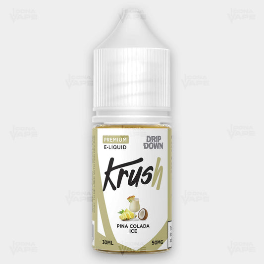 Drip Down Krush Pina Colada Ice 30ml Bottle – Tropical Pineapple Coconut Vape Juice in Pakistan