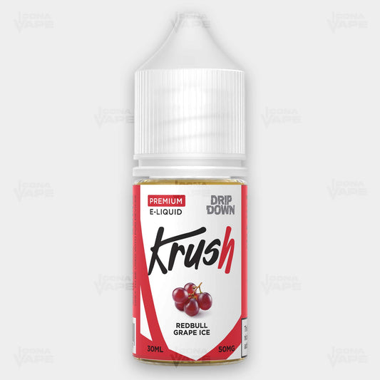 Drip Down Krush Redbull Grape Ice 30ml Bottle – Energy Drink Grape Ice Vape Juice in Pakistan