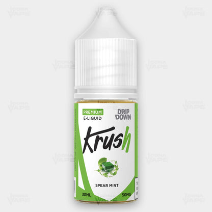 Drip Down Krush Spearmint Ice 30ml Bottle – Fresh Minty Ice Vape Juice Available in Pakistan