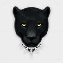 Dr Vapes Black Panther – Stealthy black panther with gold eyes and sharp claw necklace, bold vape branding