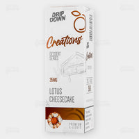 Drip Down Creations Dessert Series E-Liquid Lotus Cheese Cake Vape Juice