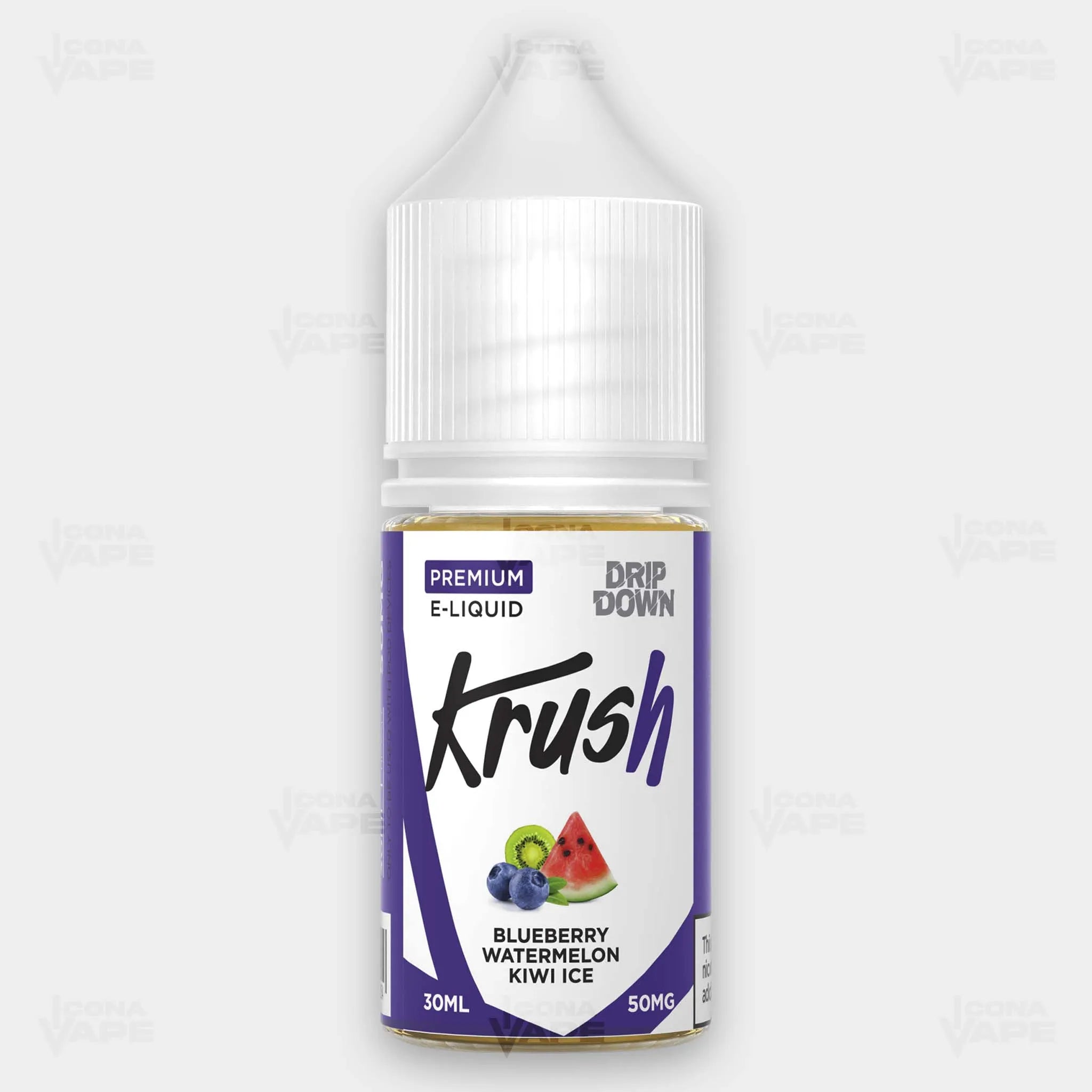BLUEBERRY WATERMELON KIWI ICE - DRIP DOWN KRUSH - 30ML