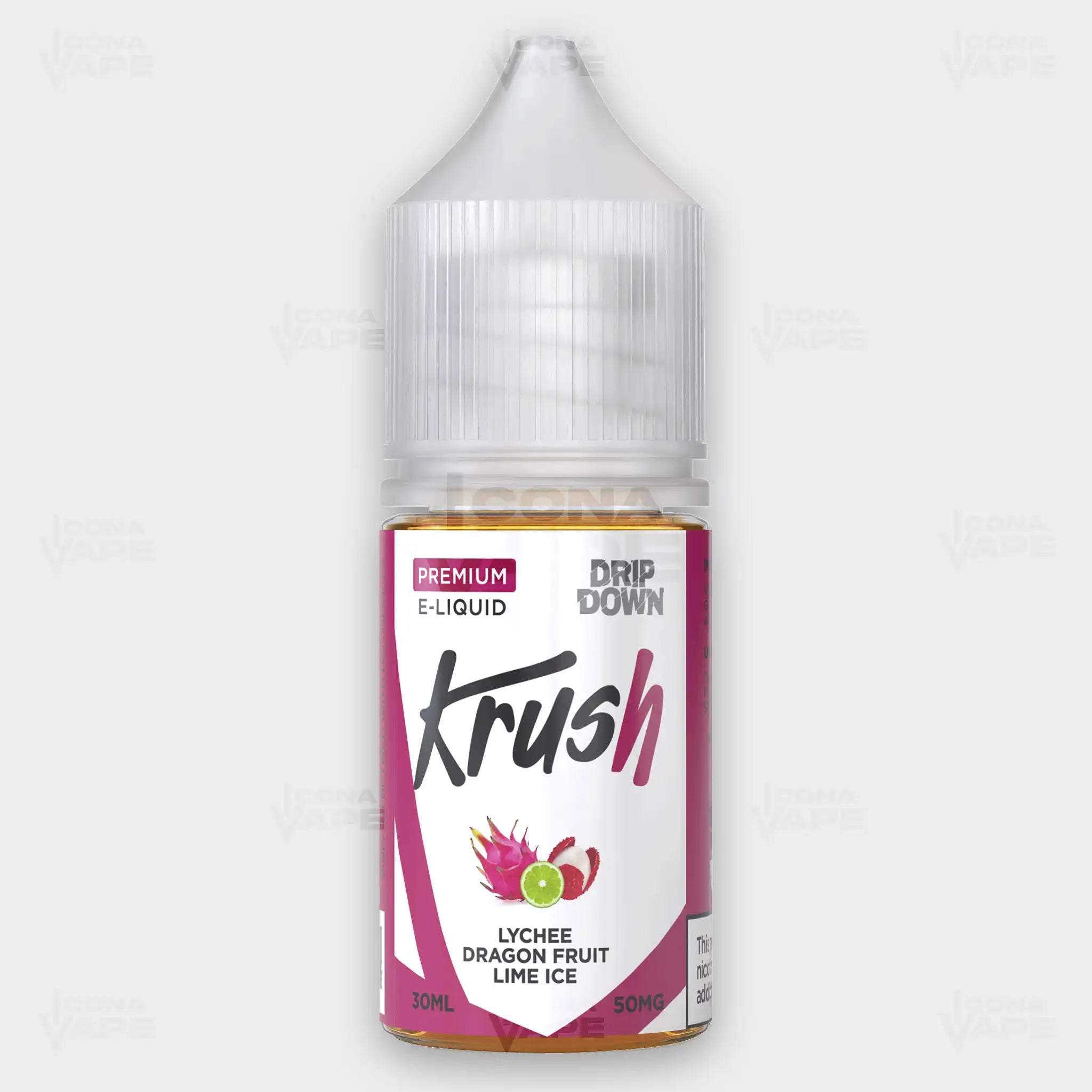 LYCHEE DRAGON FRUIT LIME ICE - DRIP DOWN KRUSH - 30ML