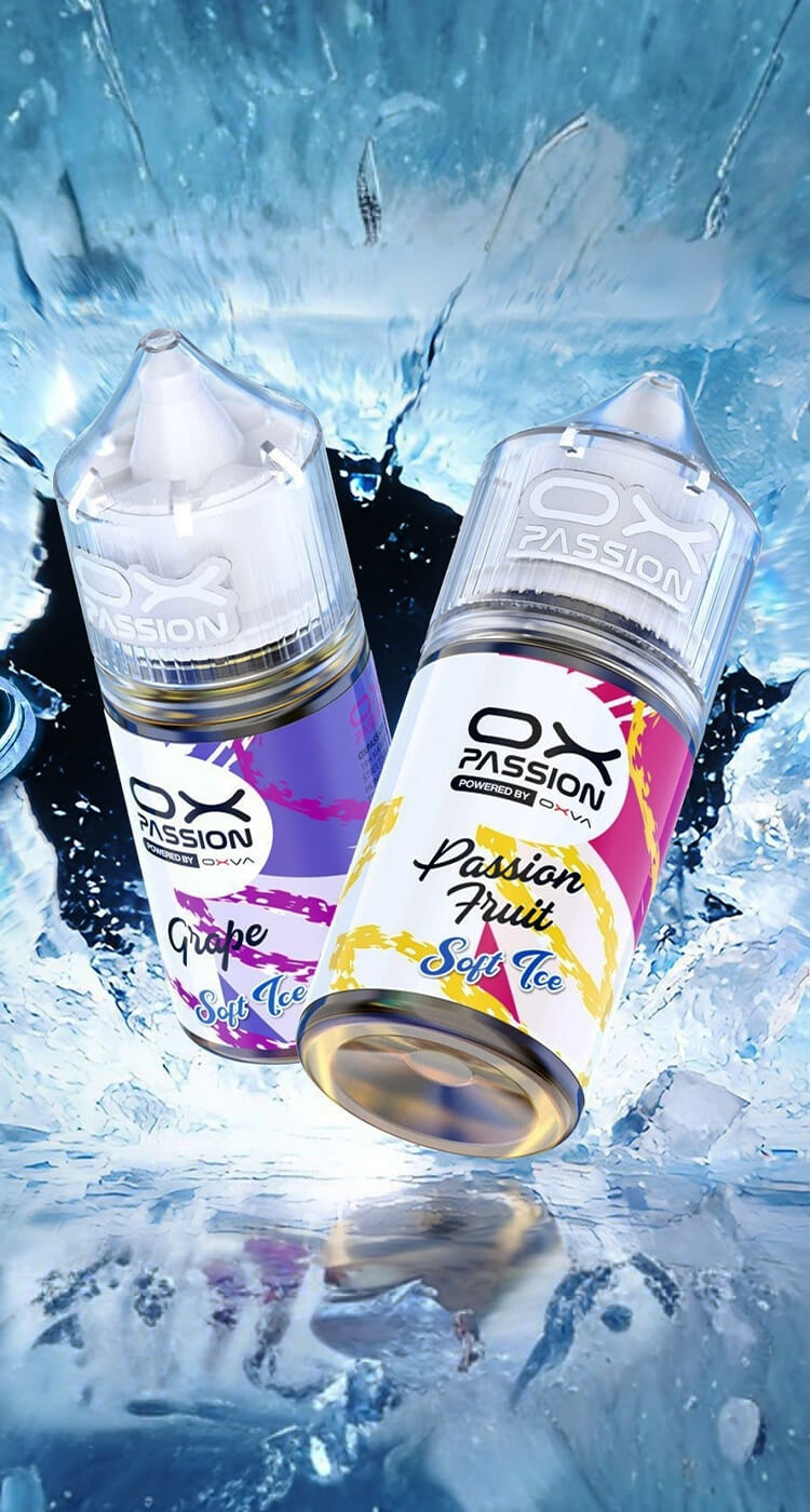 Ox Passion Soft Ice Nic Salt E-Liquid 30ml - Powered by Oxva | ICONA VAPE Pakistan
