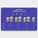 geekvape q side fill pod specifications – 0.4ohm to 1.2ohm pod options in 4 colors for rdl and mtl 