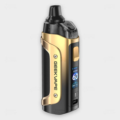 geekvape aegis boost 3 60w pod mod midnight gold color rugged vape device pakistan
