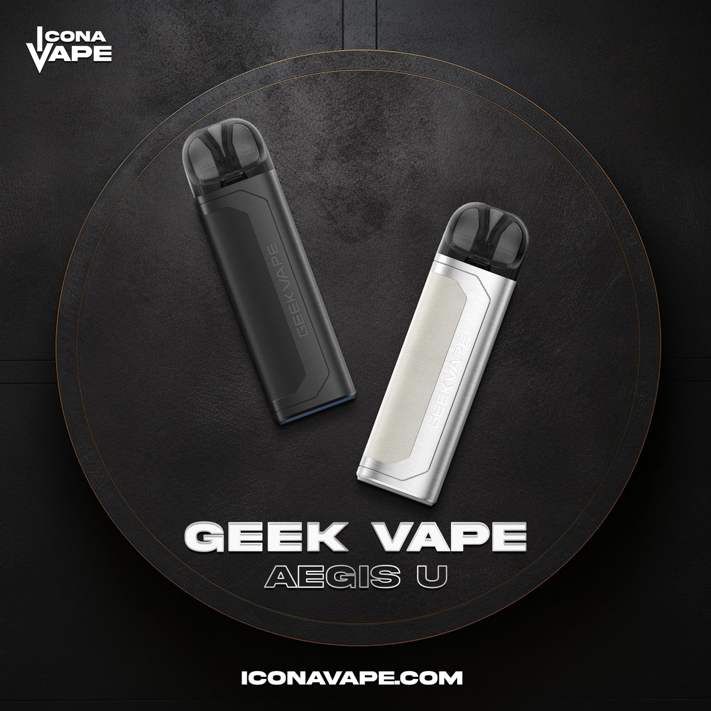 geekvape aegis u au pod system black and silver colors icona vape poster for pakistan