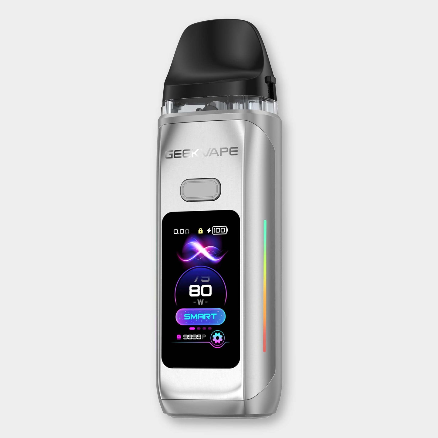 GEEKVAPE DIGI MAX POD MOD in Moon Silver, equipped with a 5mL pod capacity and 3000mAh battery.