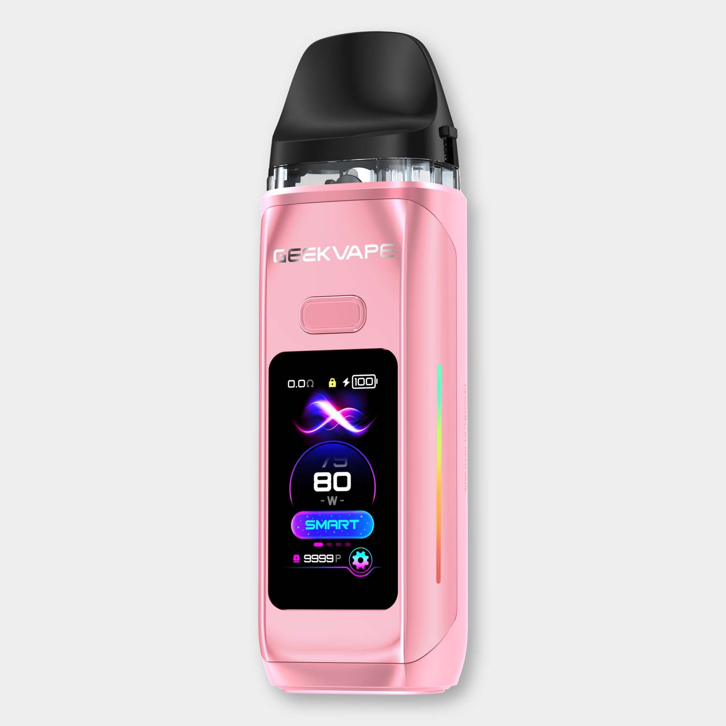 GEEKVAPE DIGI MAX POD MOD in Sakura Pink, featuring a 2K touch screen and sleek design.