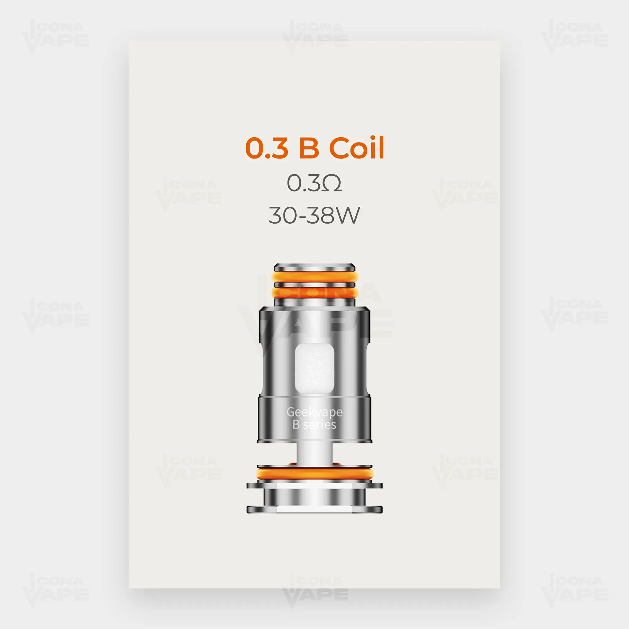 Geekvape B Series Coil 0.3 ohm, 30-38W DTL mesh coil, buy Geekvape coils in Pakistan, ICONA VAPE
