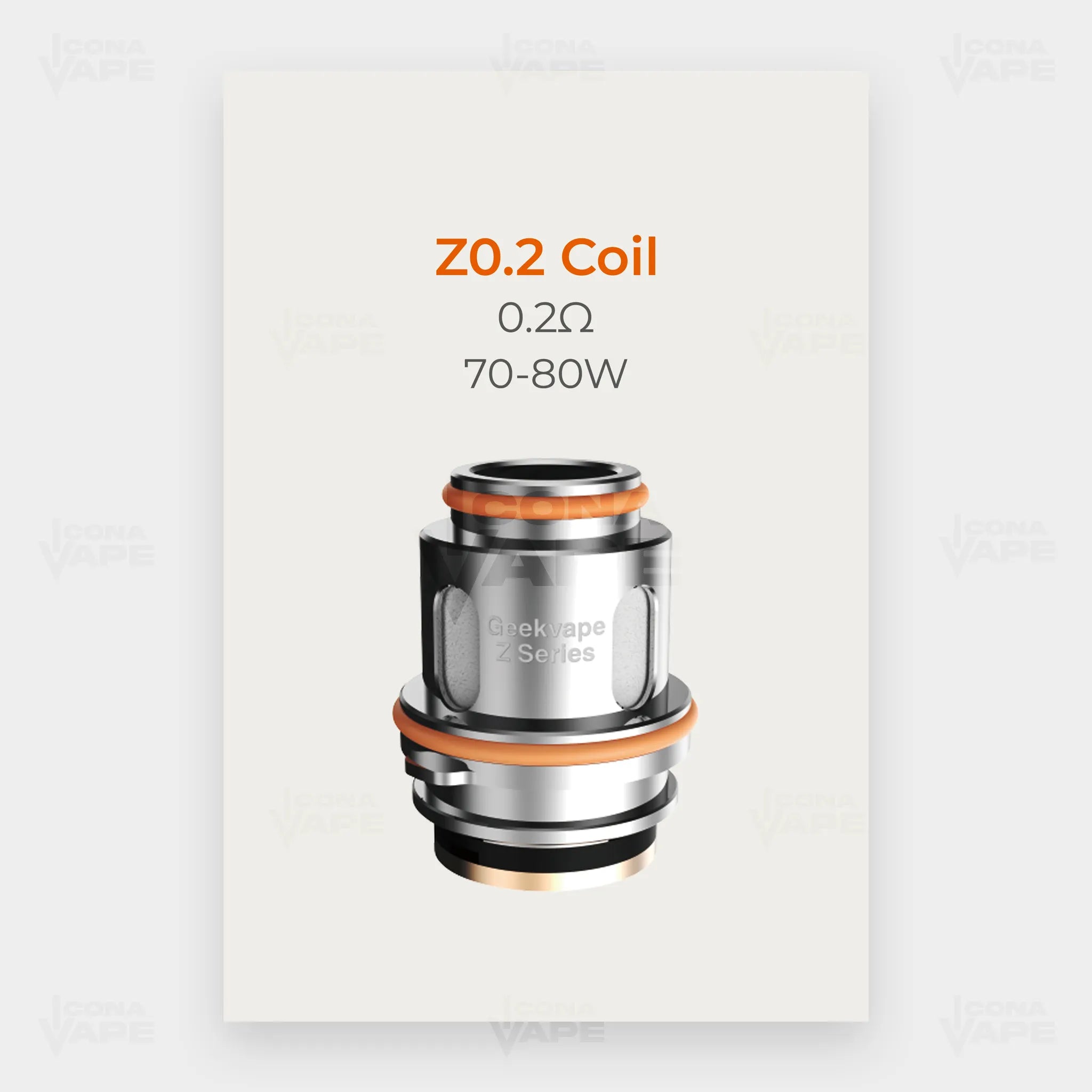 Geekvape Z Series Z0.2 Coil 0.2 ohm mesh coil 70 to 80W for dense vapor Pakistan authentic stock