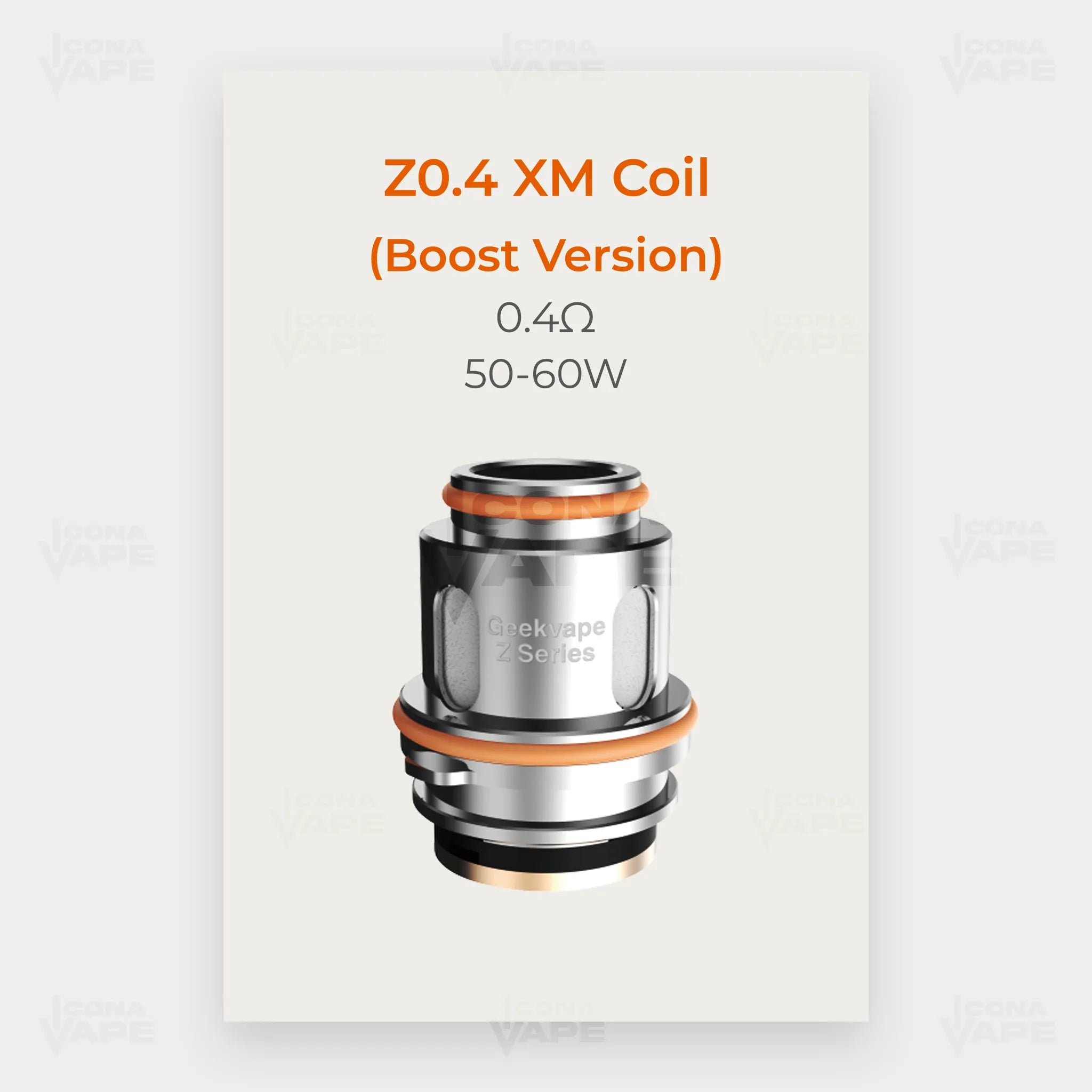 Geekvape Z Series Z0.4 XM Coil Boost Version 0.4 ohm 50 to 60W upgraded mesh coil Pakistan